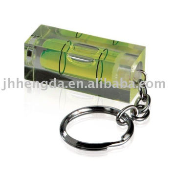 promotional keychain with water level